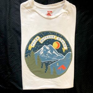 Poler - S - White Camping Outdoor Graphic Tee